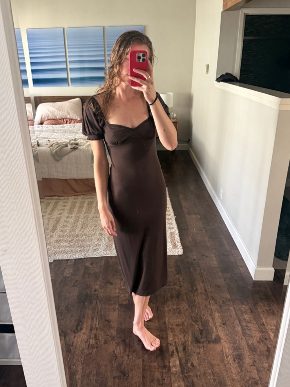 Free People Bel Air Midi java